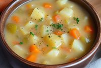 Potato and vegetable soup recipe