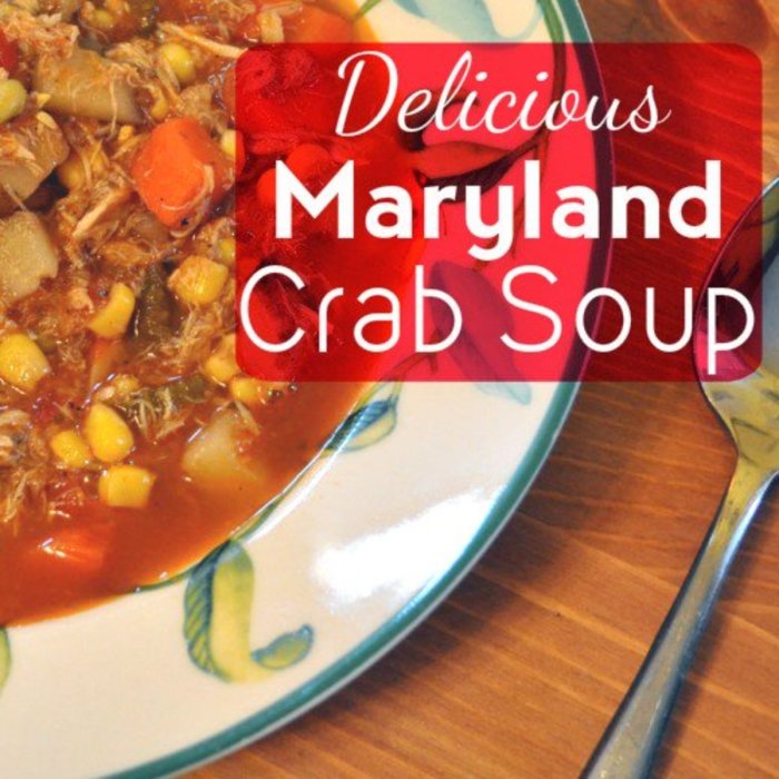 Old bay maryland crab soup recipe