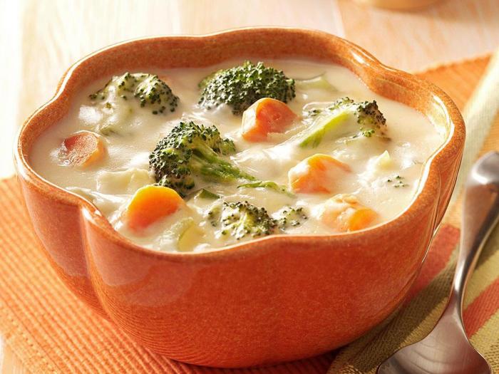 Recipe for easy broccoli cheese soup