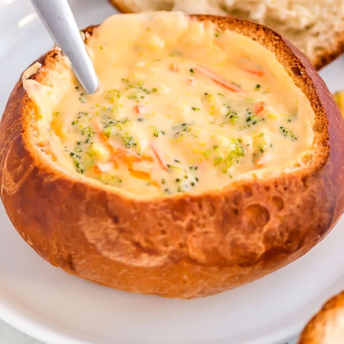 Soup panera broccoli cheese bread can eating since enjoy fall recipe perfect but