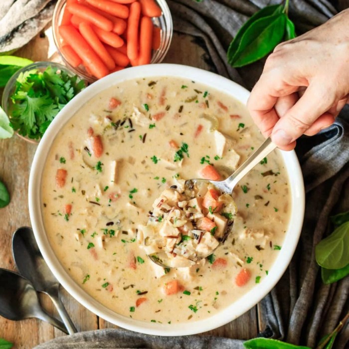 Panera bread cream of chicken wild rice soup recipe