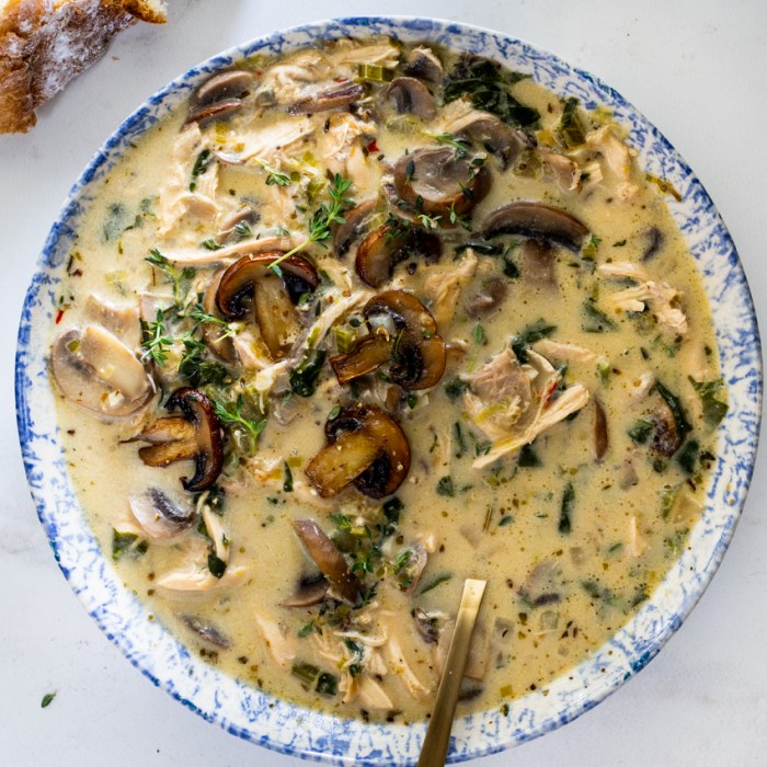 Recipe for chicken thighs and mushroom soup