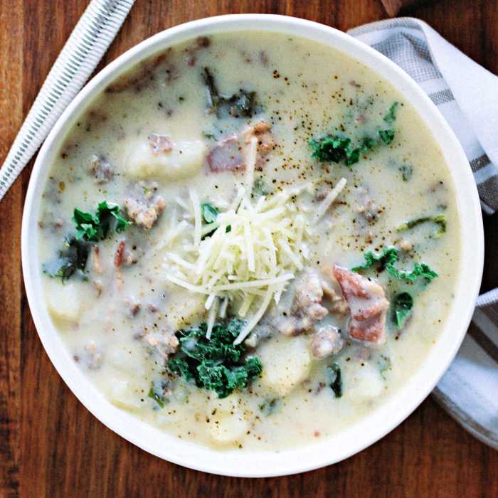 Olive soup garden zuppa toscana recipe copycat italian potato modernhoney sausage