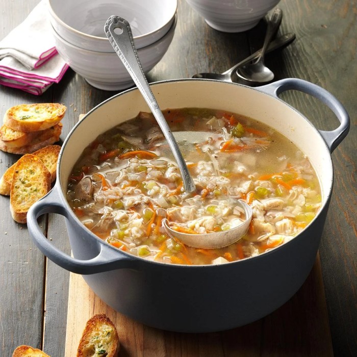 Recipe for homemade turkey soup