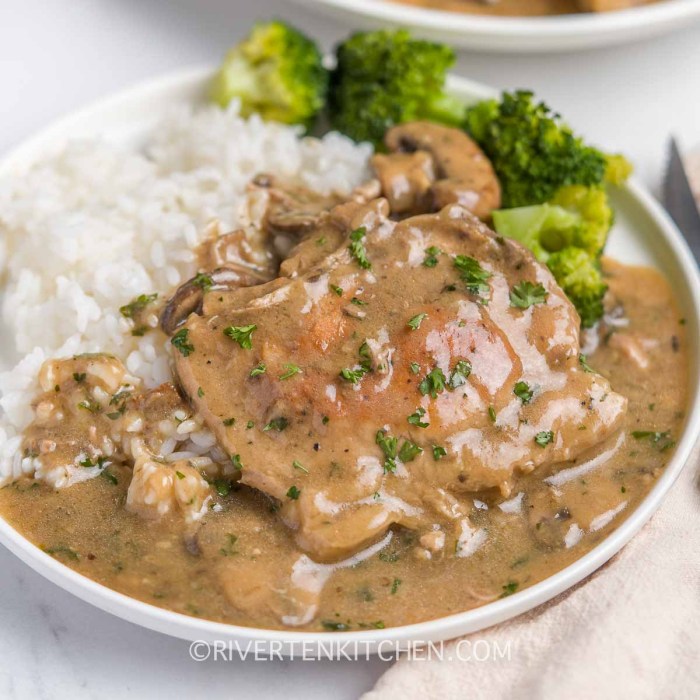 Pork chops with mushroom soup recipe