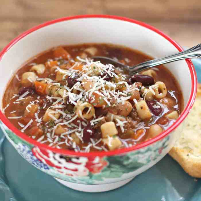 Recipe for pasta fazool soup